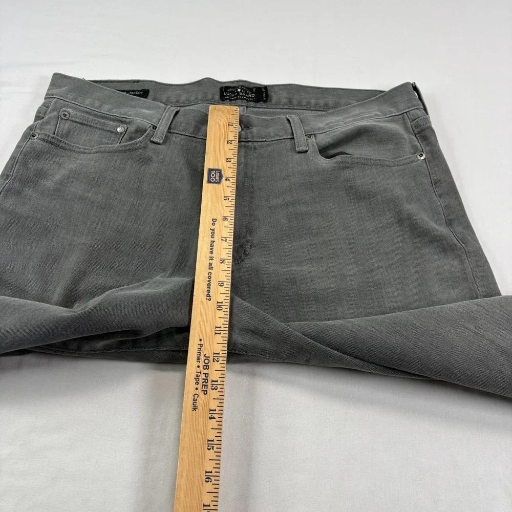 Lucky Brand Jeans Mens 36x32 Gray 363 Vintage Straight Leg Denim - Picture 6 of 11